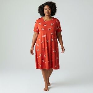 Old Navy Jersey Swing Dress Floral Dress